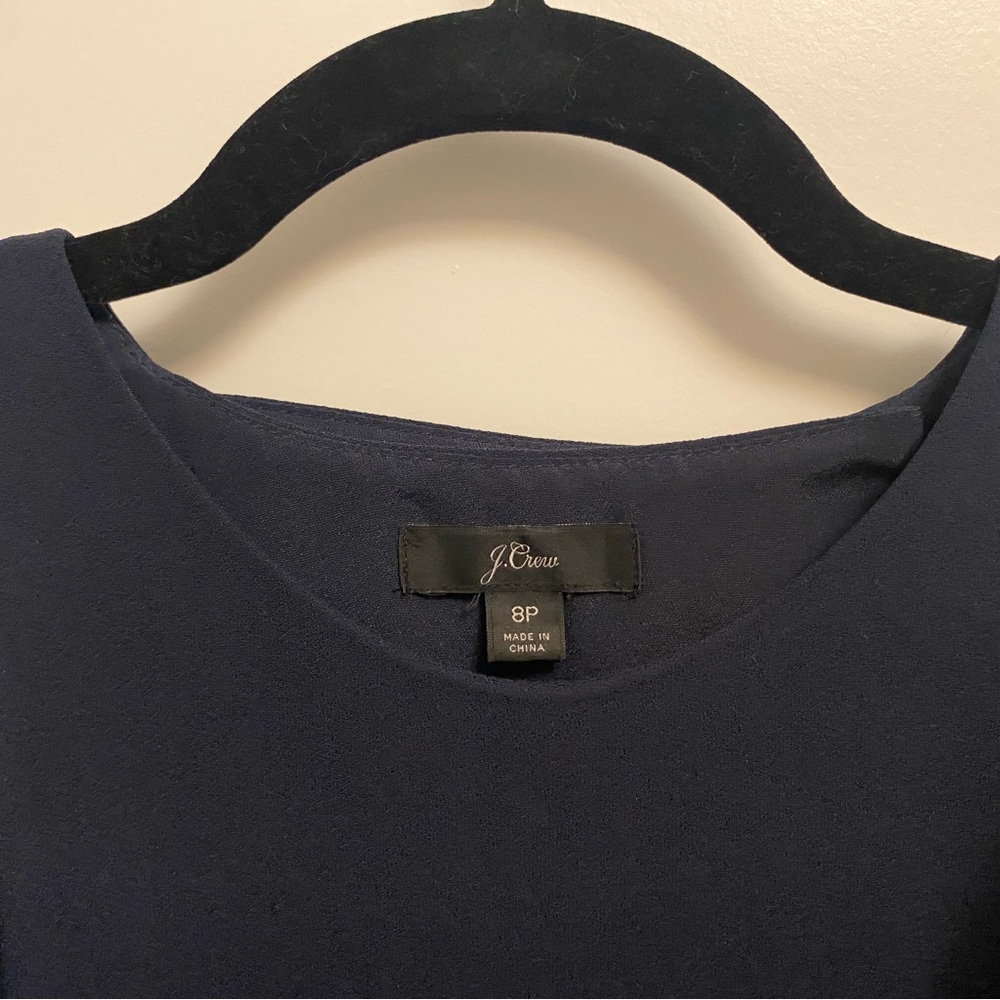 J. Crew Sleeveless Ruffle 365 Crepe Jumpsuit - Picture 5 of 16